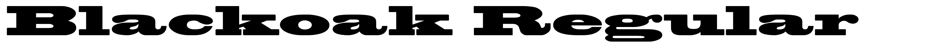 Blackoak Regular